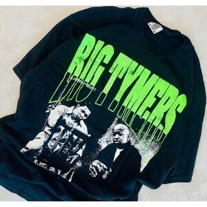 Big Tymers Rap T-Shirt 2XL Black — Double-Sided Graphic Tee, Bootleg Cash Money